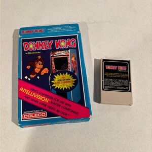 Donkey Kong for Intellivision.  Box, Game and Manual included.